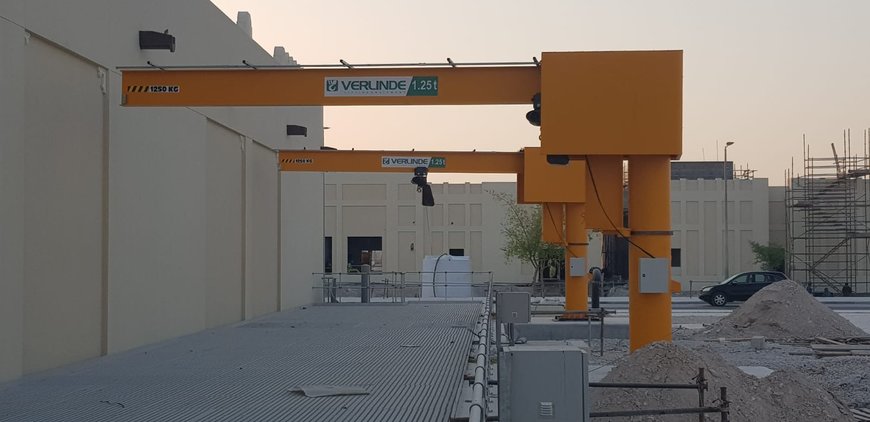 Компания ATS CRANES оснащает насосную станцию в рамках проекта ISF в Катаре консольными кранами VERLINDE